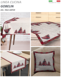 NATALE FEDERA C/ZIP GOBELIN FEDERA40 45X45 Tellini S.R.L. Velkoobchodní oblečení